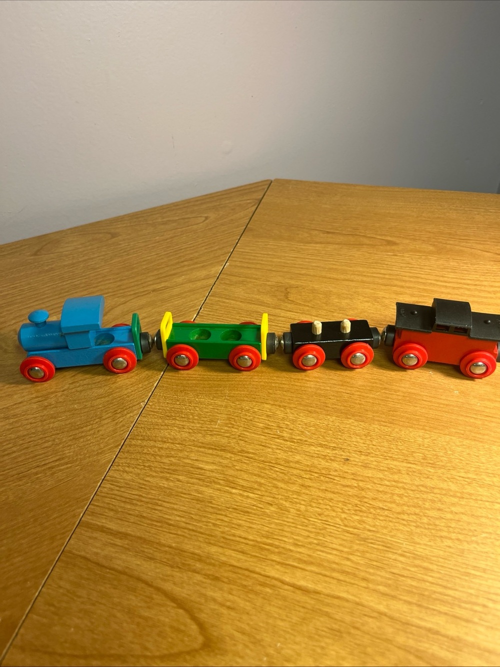 Genuine Brio Wooden Railway Rare Train Vintage 1980s Freight Train